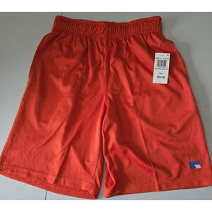 RUSSELL‎ Lined Mesh Men's Shorts Pockets Burnt Orange S NWT